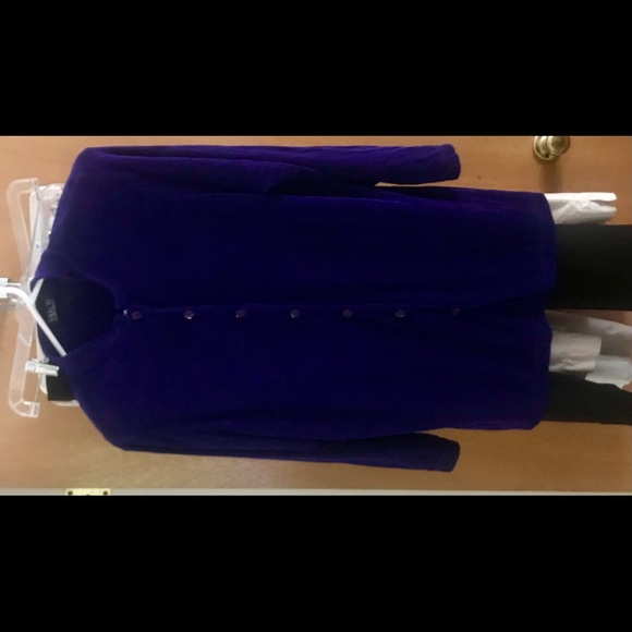 New Vikki Vi Purple Top or Jacket Button Down 1XP made in USA - Picture 11 of 12